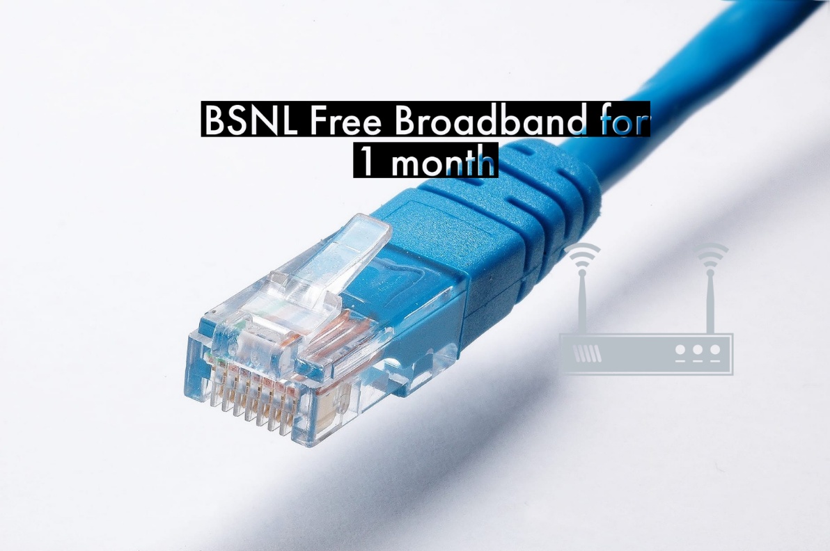 BSNL Broadband Unlimited Standalone Plan: 5 GB Free Trial